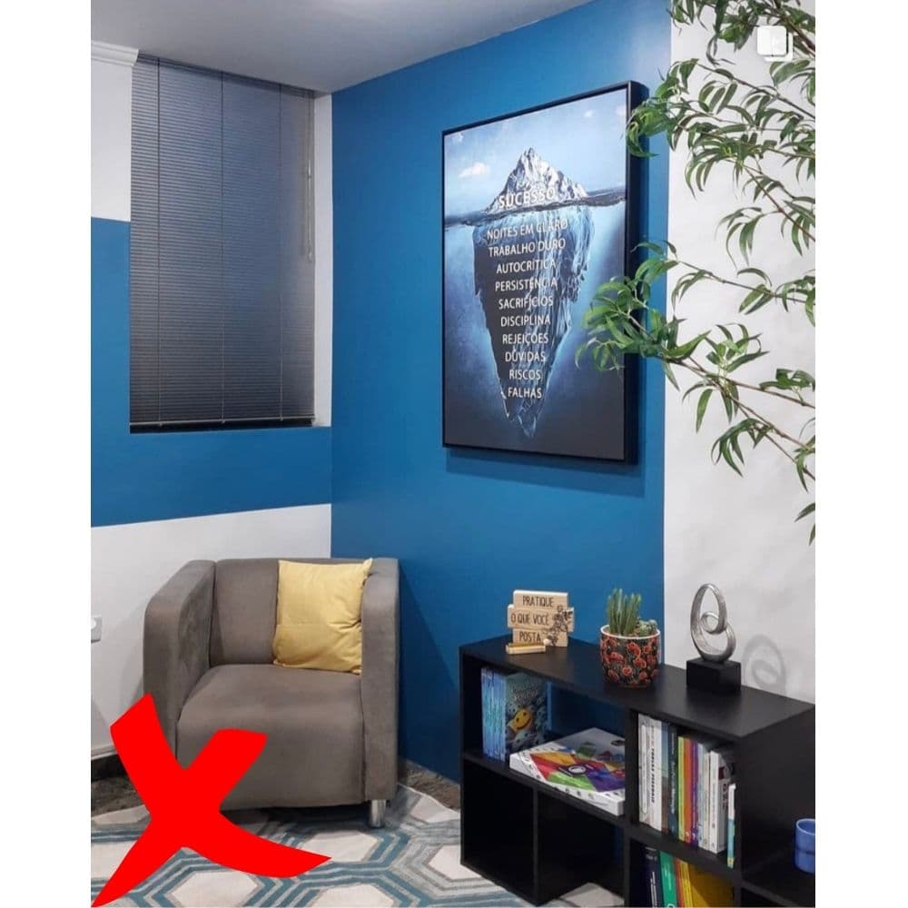 Iceberg do Sucesso - posição acima do recomendado