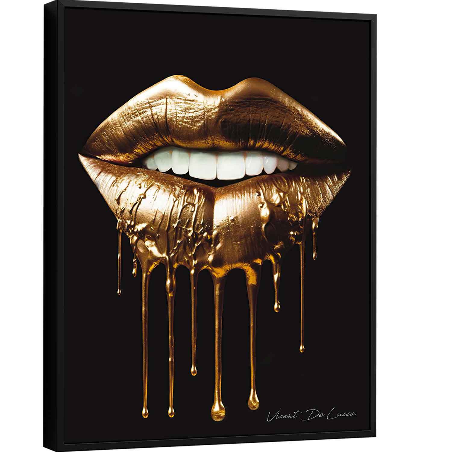 Quadro Boca Molten Gold