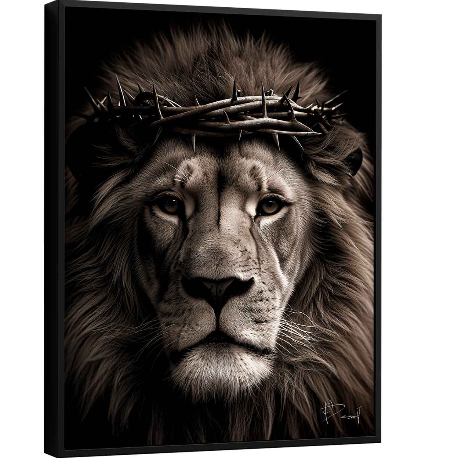 Quadro A Grandeza do Leão de Judá