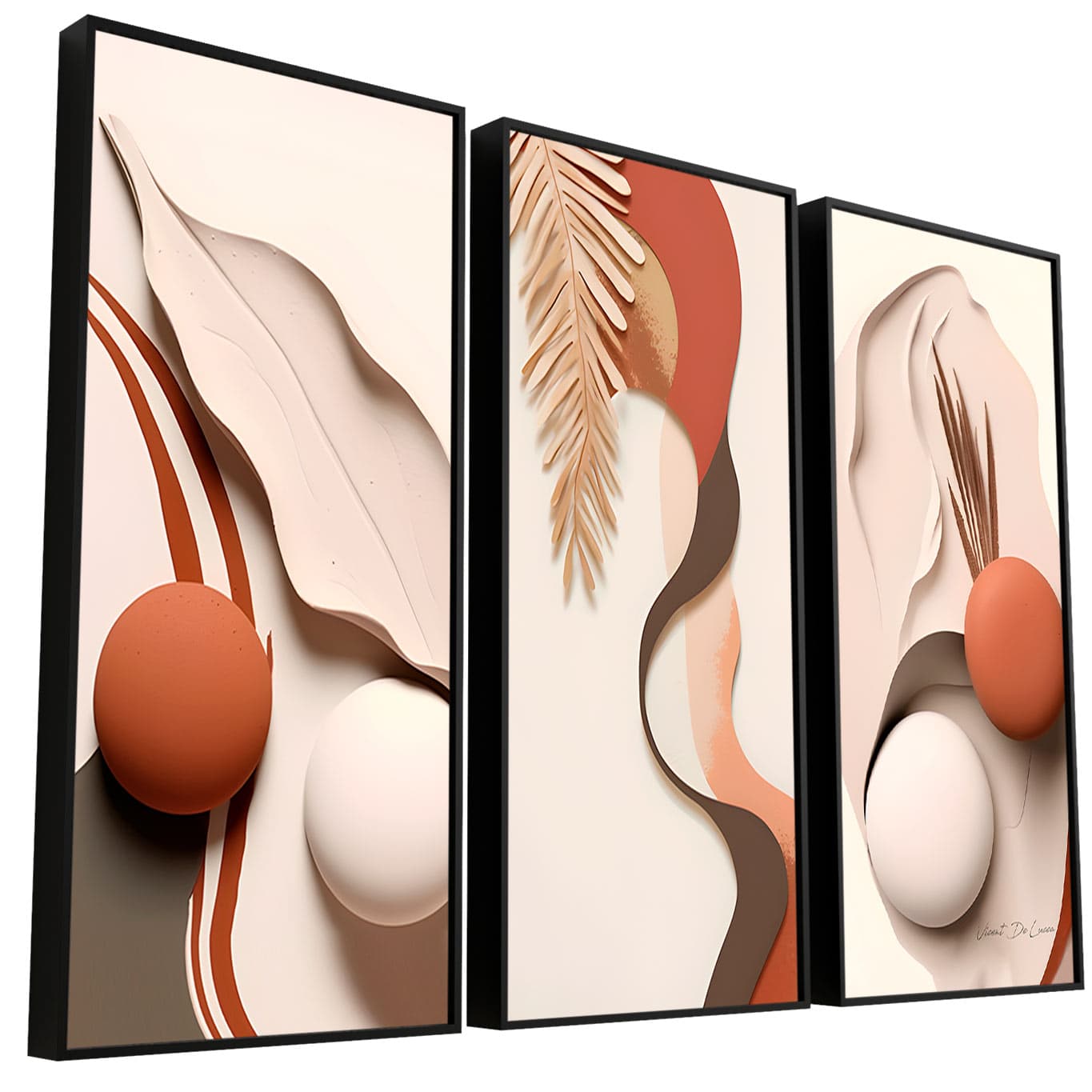 Quadro Boho Suavidades 3 Peças