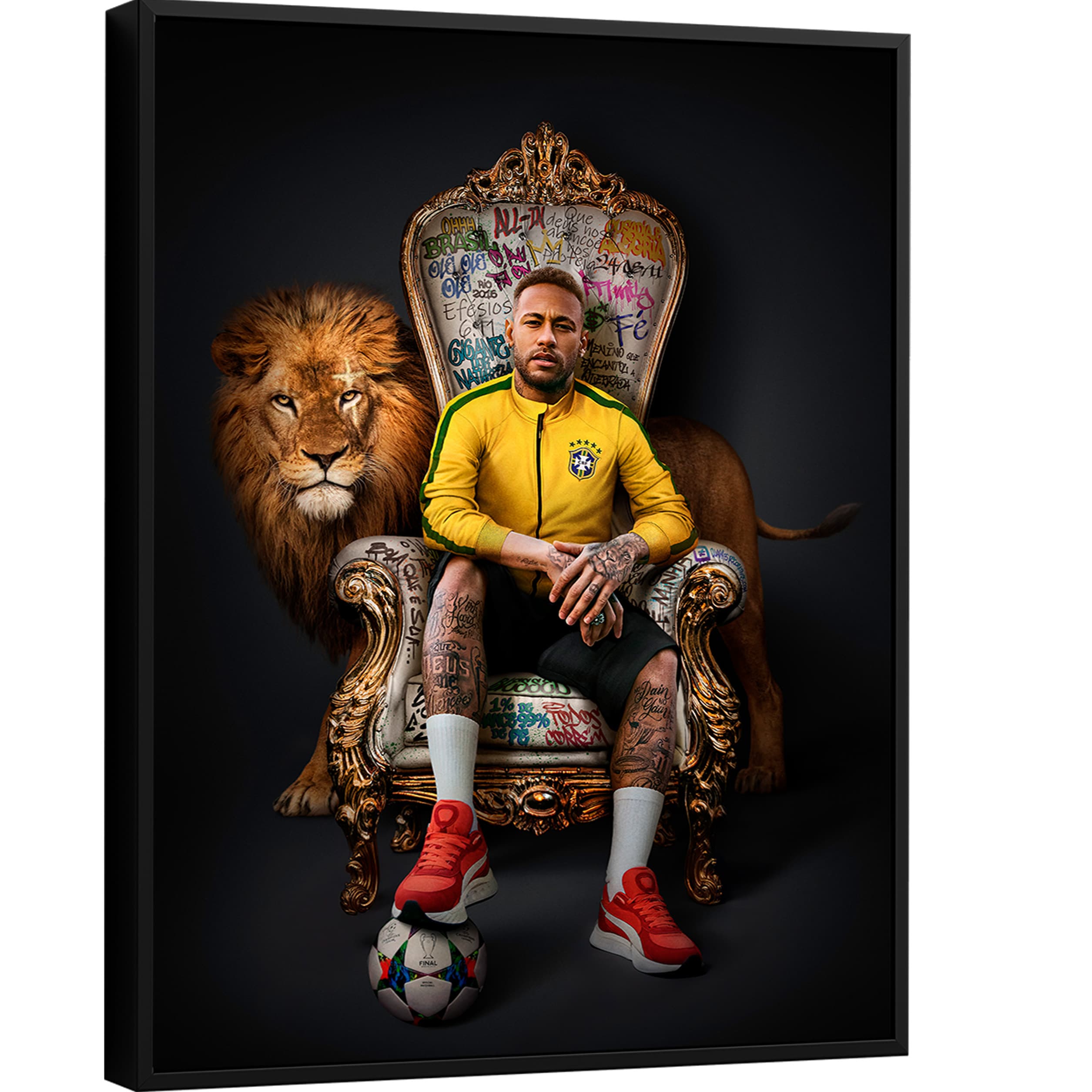 Masterpiece Trono – Quadro NEYMAR