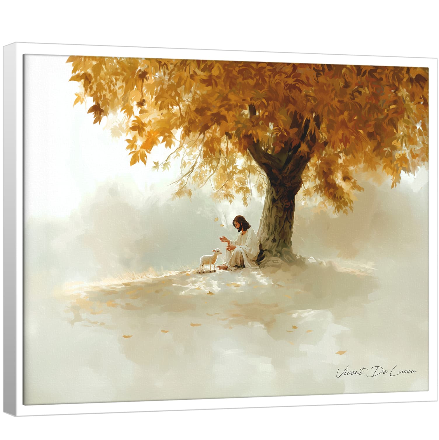 Quadro O Acolhimento de Cristo – Coleção Minimalista