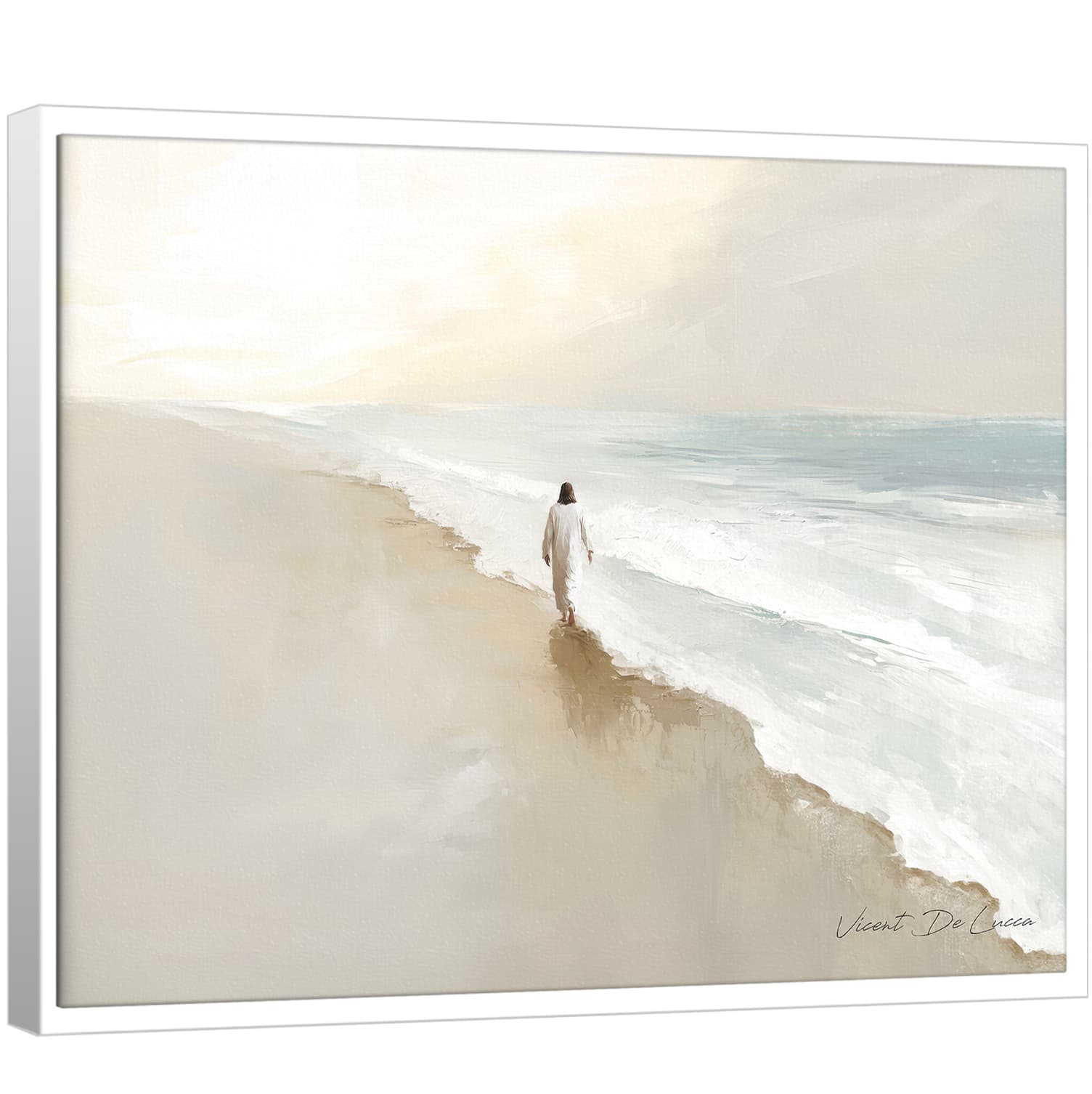 Quadro O Caminhar de Jesus – Coleção Minimalista